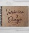 Libro de firmas Dos nombres y fecha