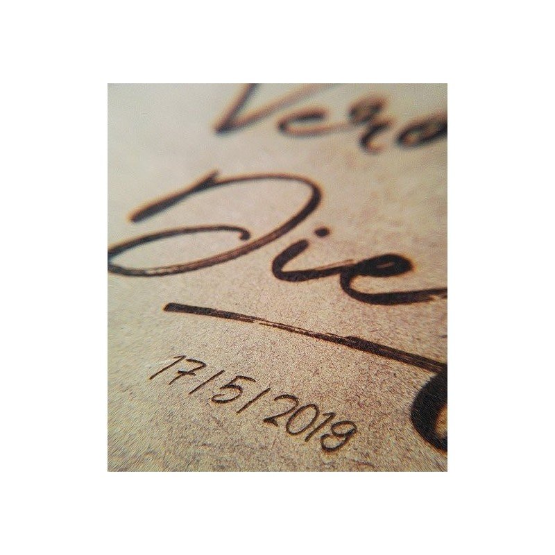 Libro de firmas Dos nombres y fecha