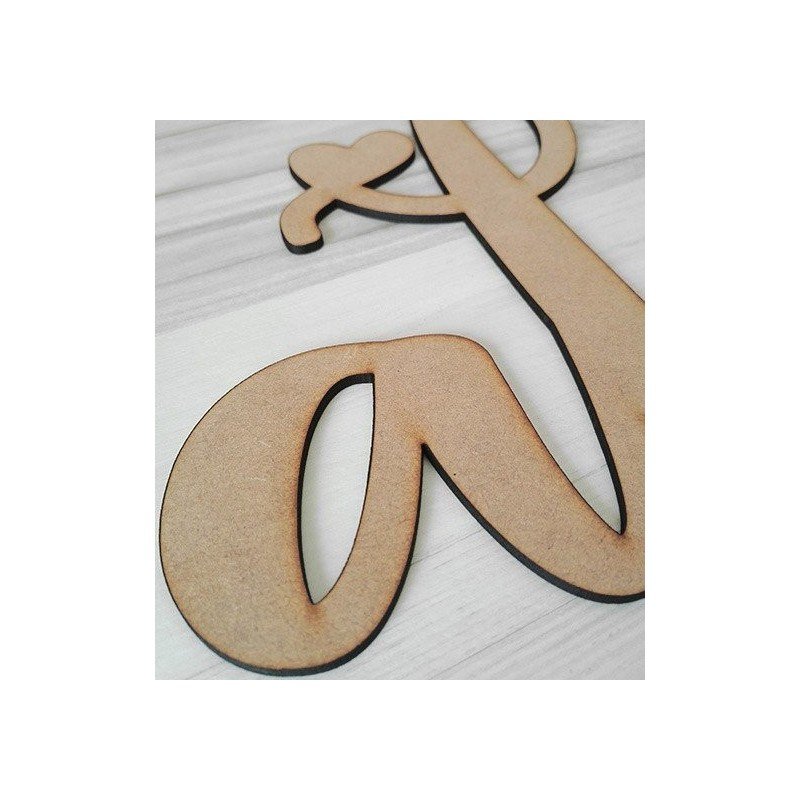 Nombres grandes de madera