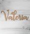 Nombres grandes de madera