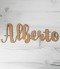 Nombres grandes de madera