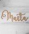 Nombres grandes de madera