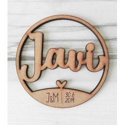 Marcasitios Redondo Troquelado y Grabado