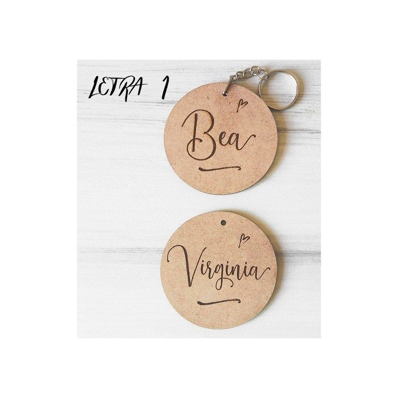 Marcasitios redondo grabado