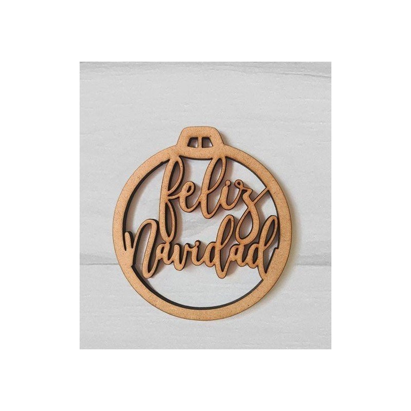 Bola "Feliz" letras minúsculas