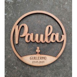 Marcasitios Redondo Troquelado y Grabado COMUNIÓN