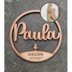 Marcasitios Redondo Troquelado y Grabado  COMUNIÓN- IMÁN