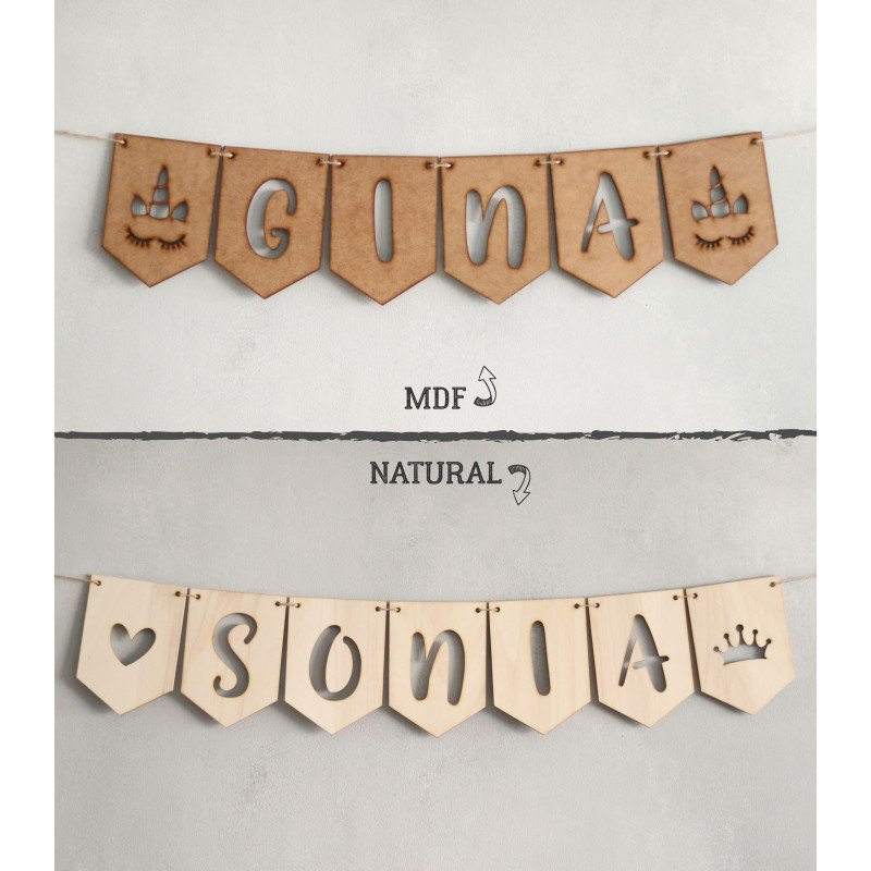 Banderines personalizados