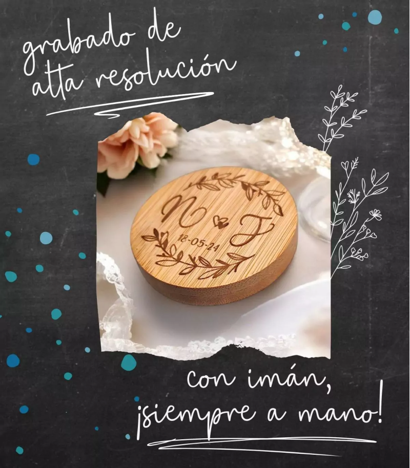Pack abrebotellas + marcasitio con el nombre del invitado IMÁN